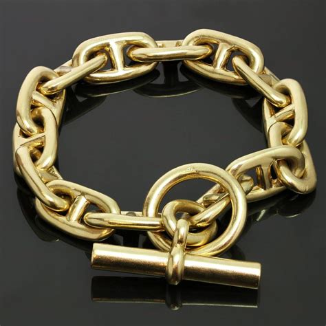 chaine d'ancre bracelet gold|hermès chaîne ancre necklaces.